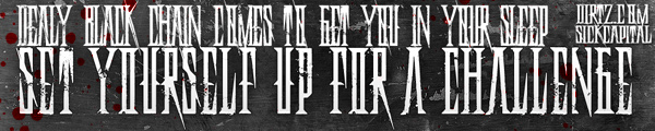 Deadly Black Chain Font