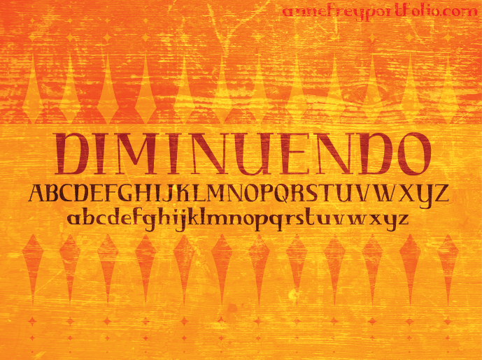 Diminuendo Font