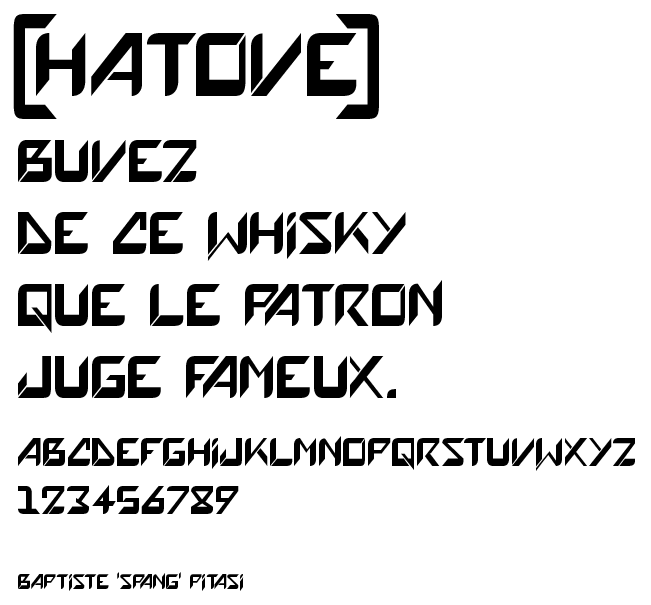 Hatove Font