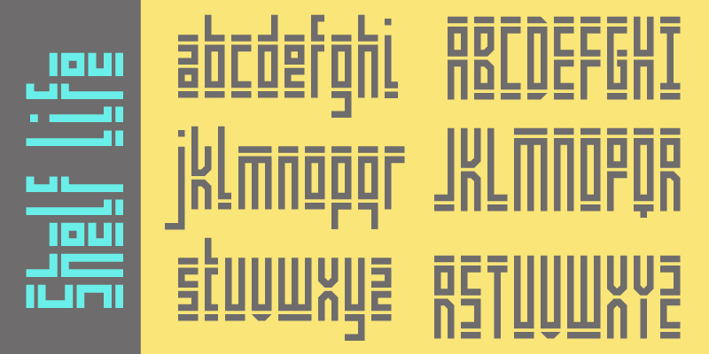 Shelf Life Font