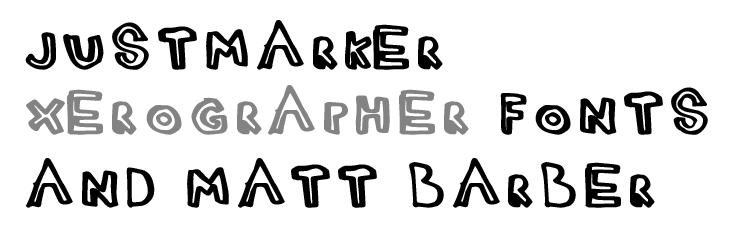 JustMarker Font