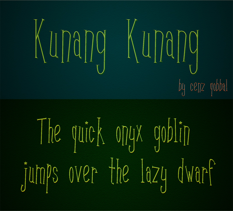 Kunang Kunang Font
