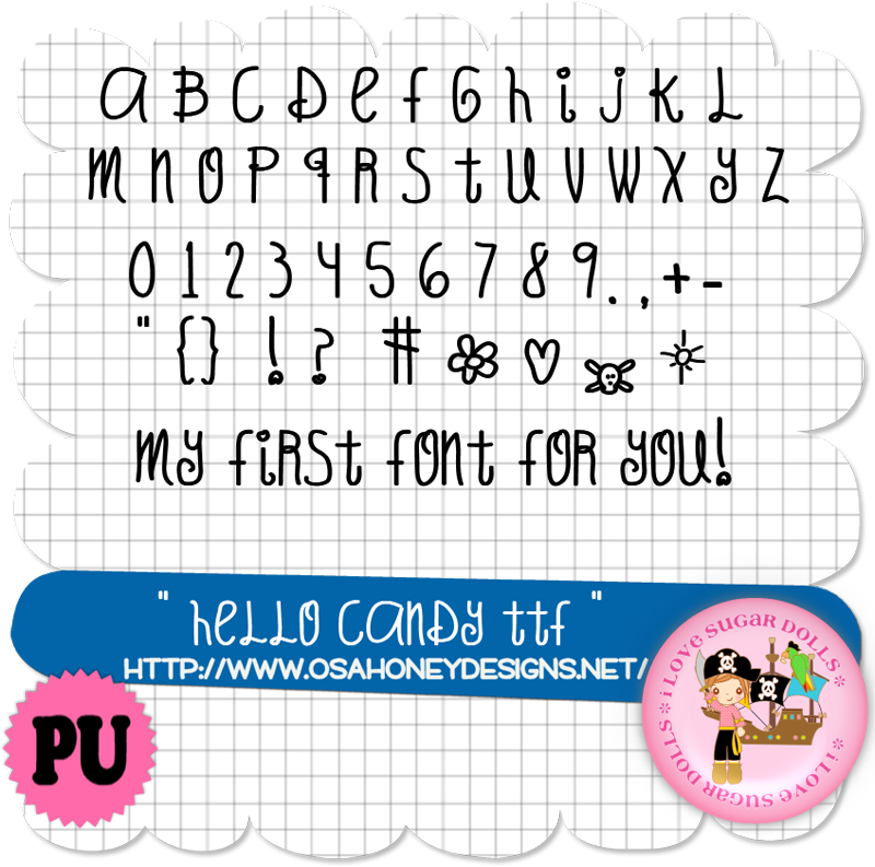 Oh Hello Candy Font