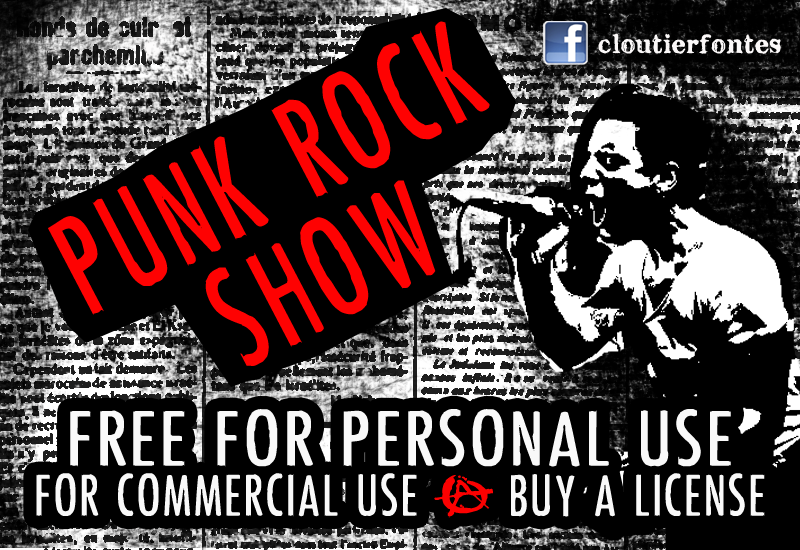 Punk Rock Show Font
