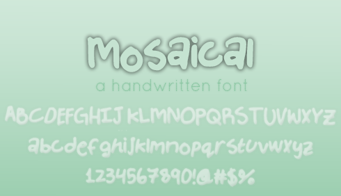 Mosaical Font