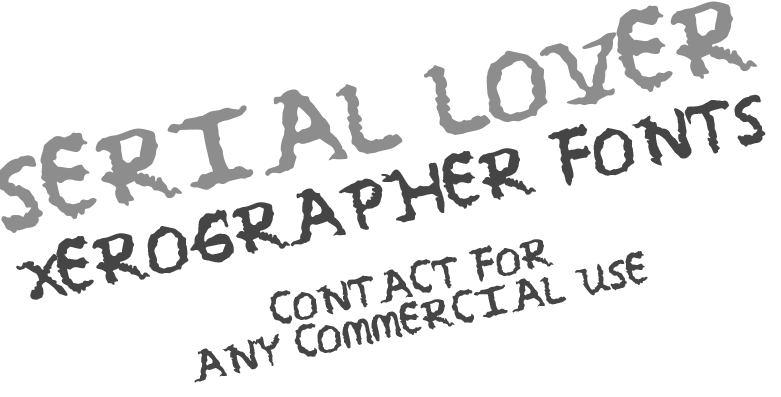 Serial Lover Font