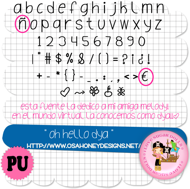 Oh Hello Dya Font