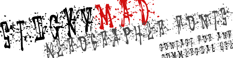 Sticky Mad Font