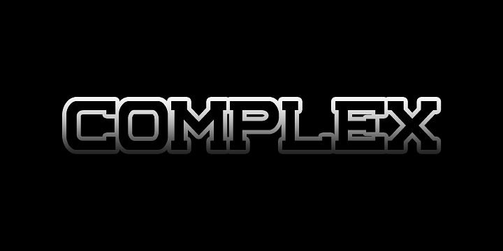 Complex Font