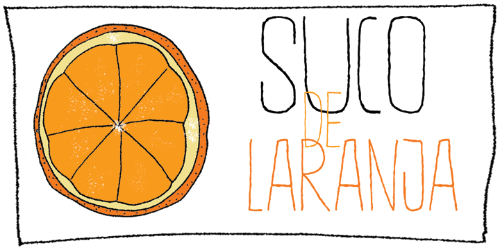 DK Suco De Laranja Font