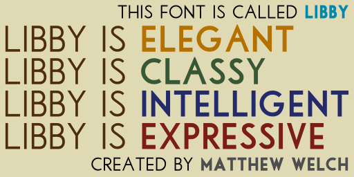 Libby Font