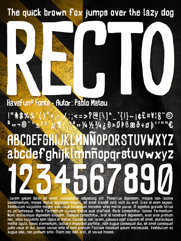 Recto Font