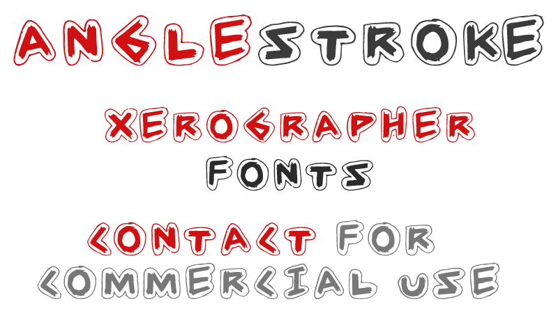 Angle Stroke Font