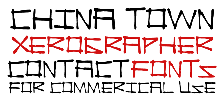 China Town Font