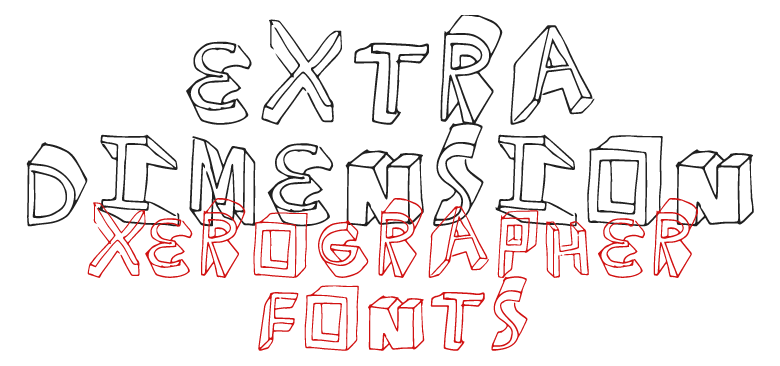 Extra Dimension Font