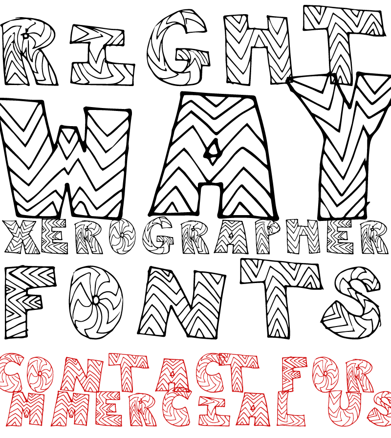 Right Way Font