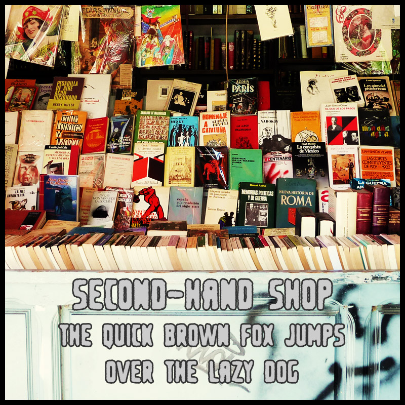 Second Hand Shop Font