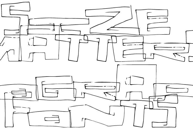 Size Matters Font