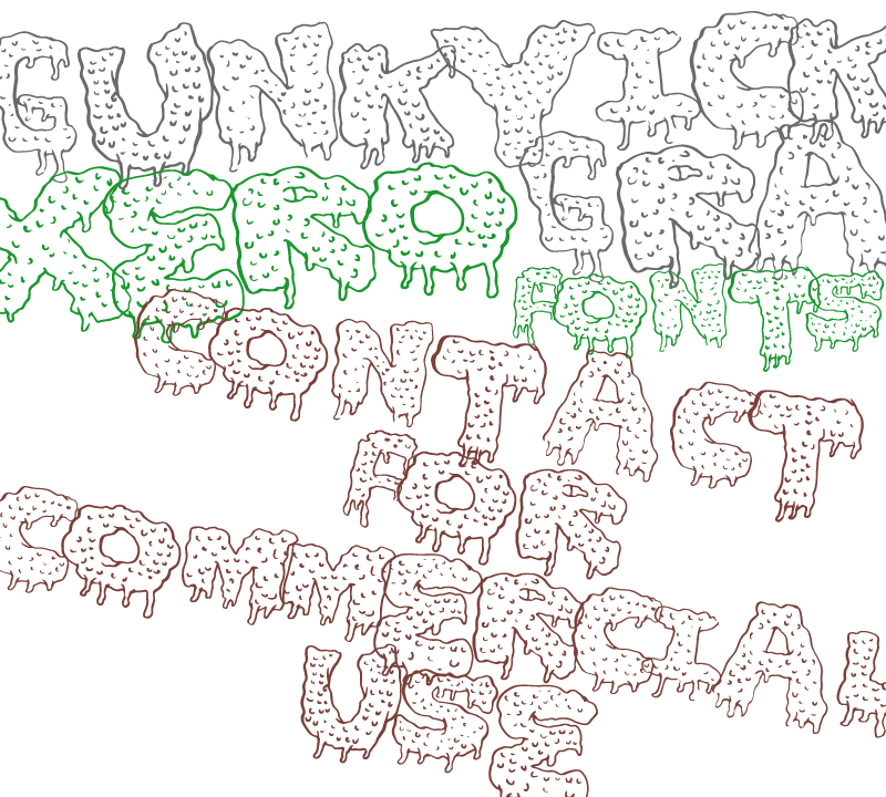 Gunky Ick Font