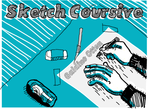 Sketch Coursive Font