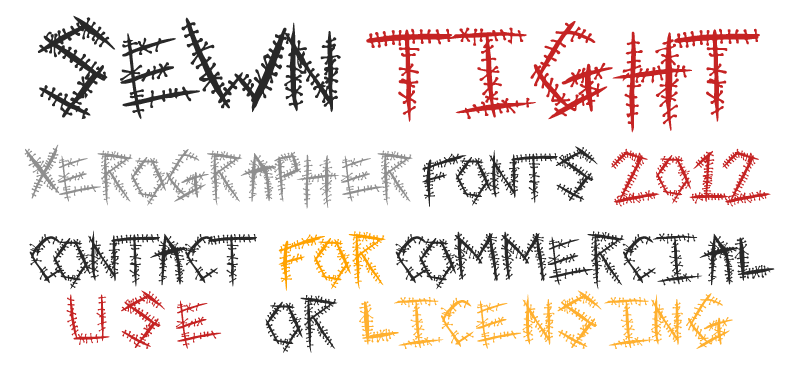 Sewn Tight Font