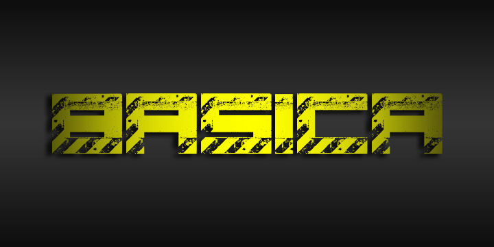 Basica Industrial Font