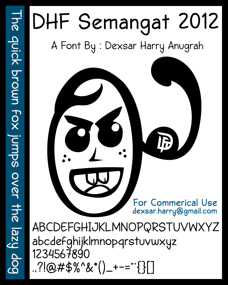DHF Semangat 2012 Font