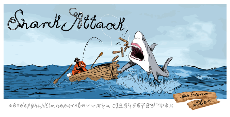 Shark Attack Font