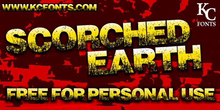Scorched Earth Font