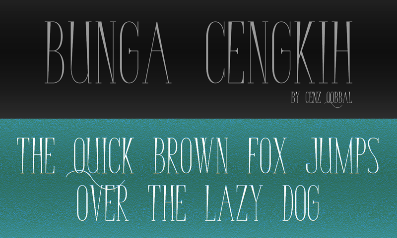 Bunga Cengkih Font