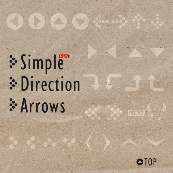 SimpleDirectionArrows Font