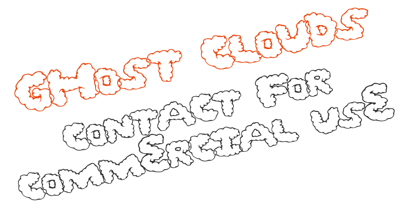 Ghost Clouds Font