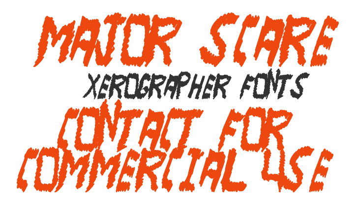 Major Scare Font