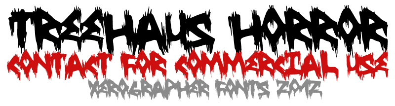 Treehaus Horror Font