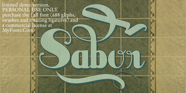 Sabor Font
