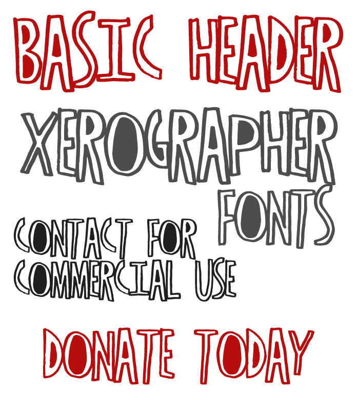 Basic Header Font