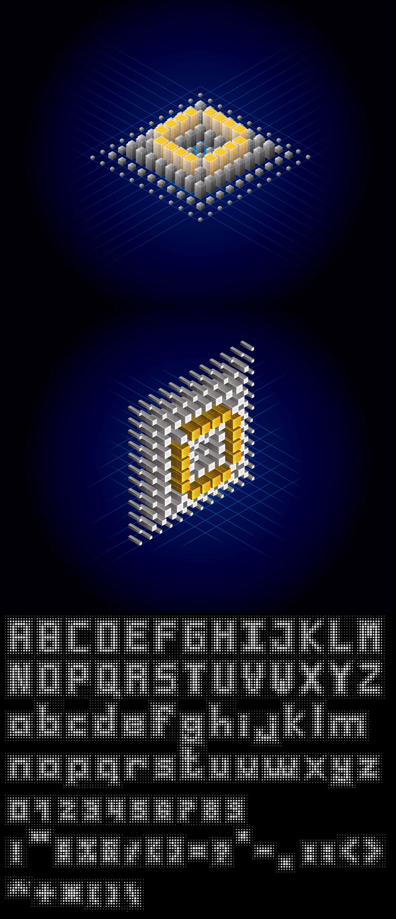 Dotgrid Font