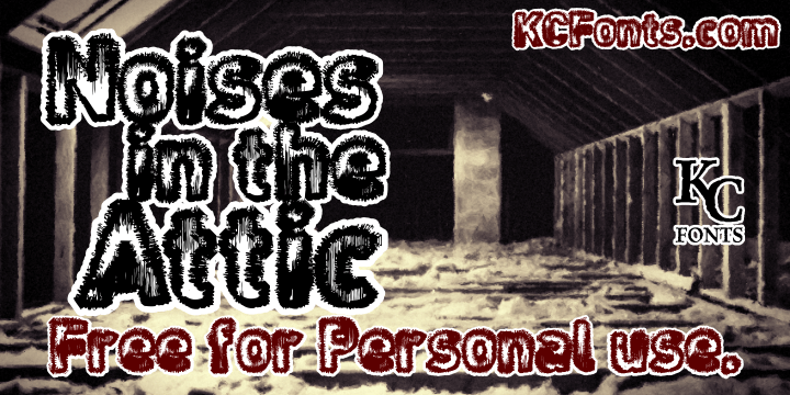 Noises in the Attic Font