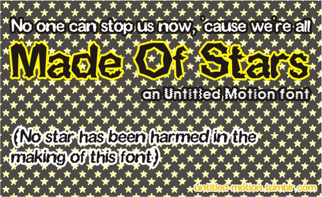Made of Stars Font
