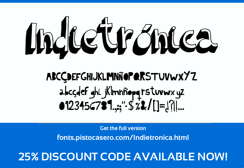 Indietronica Font