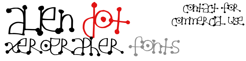 Alien Dot Font