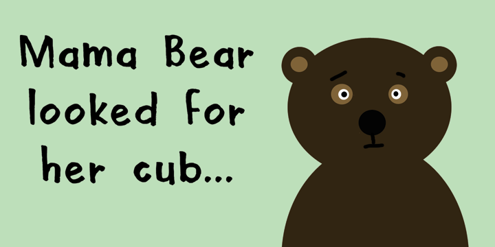 DK Mama Bear Font