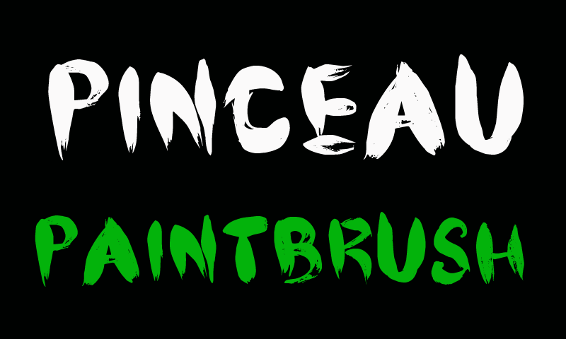 CF Pinceau Font
