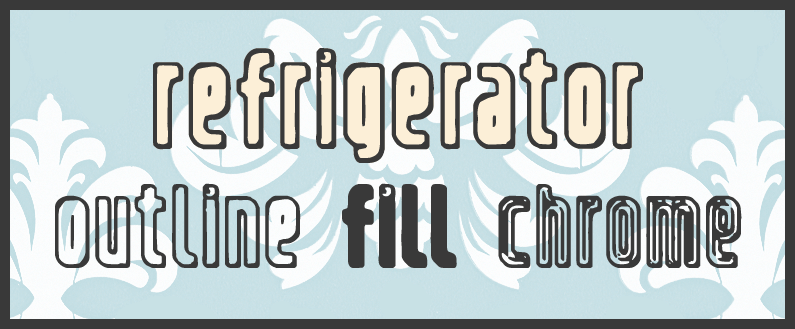 Refrigerator Font