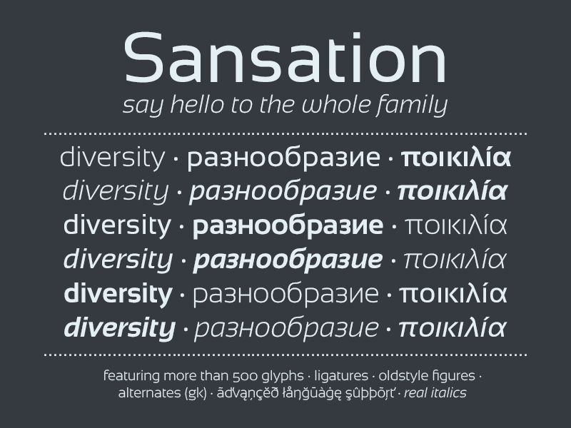 Sansation Font
