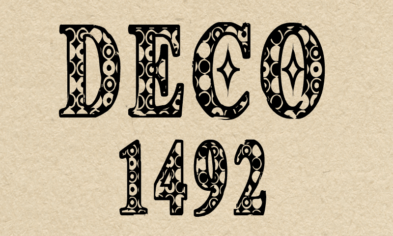 CF Deco 1492 Font