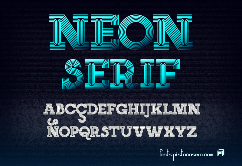 Neon Serif Font