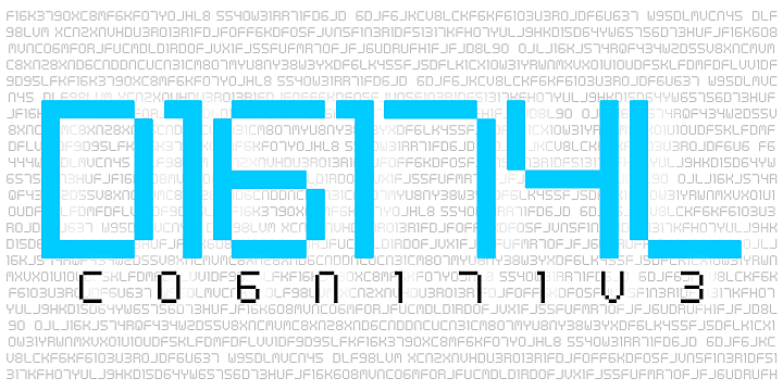 Digital cognitive Font