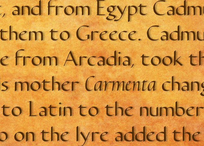 Carmenta Font