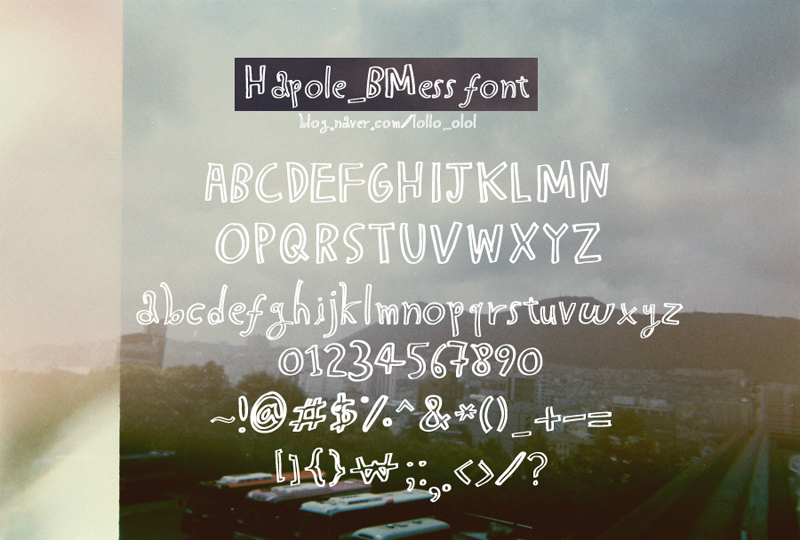 Hapole BMess Font
